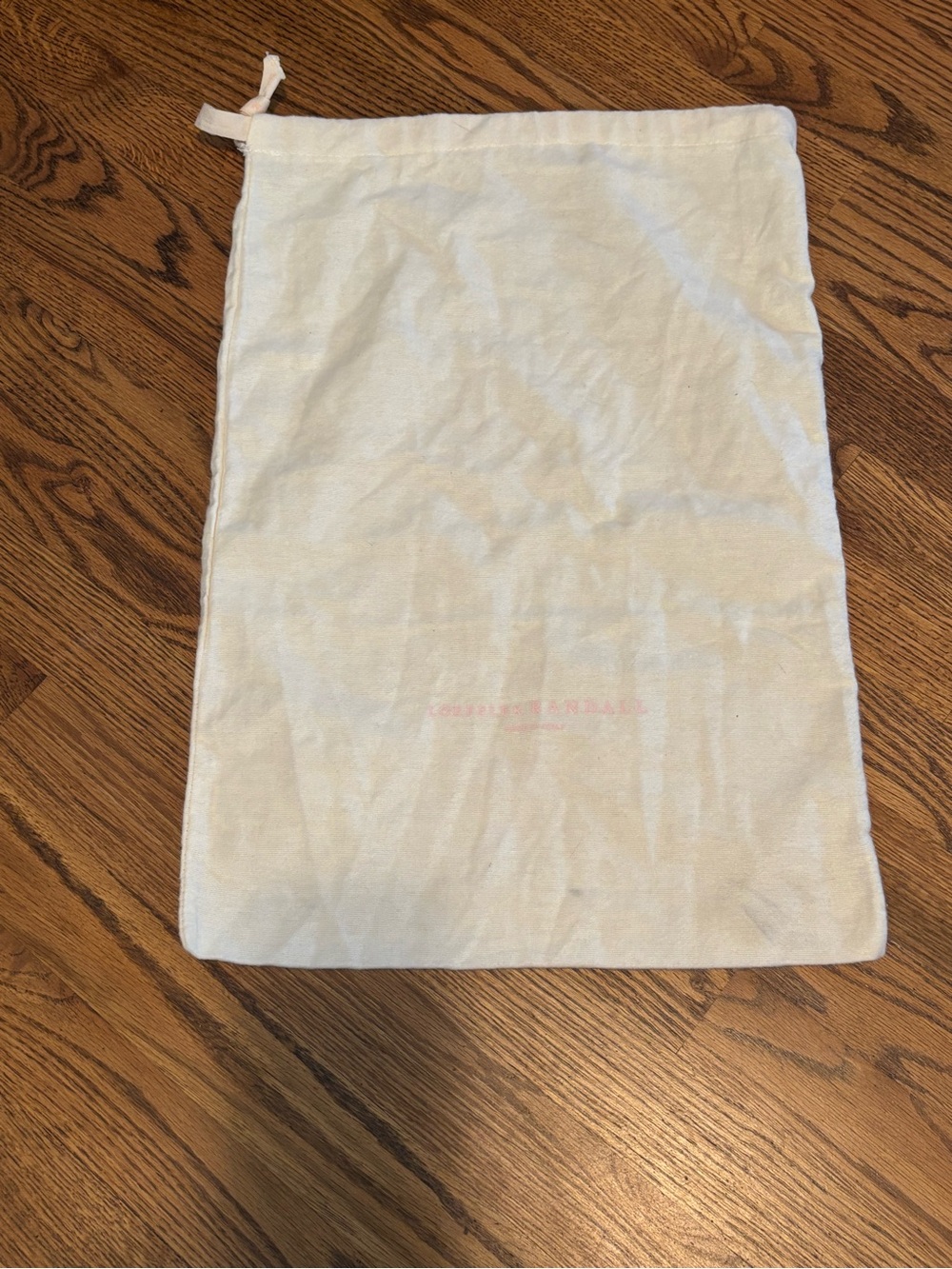 Authentic Loeffler Randall Large Cotton Drawstring Dust Bag (14" x 21")